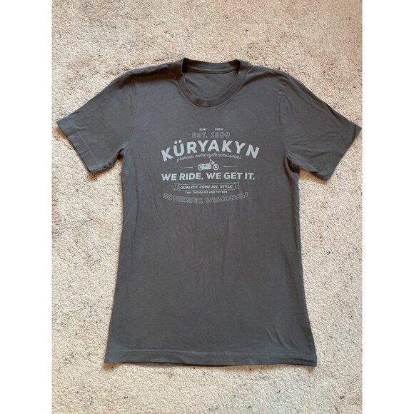 T Shirt Kuryakyn 2015 Motorcycle Racing Bikes We Ride We Get it - Picture 2 of 4